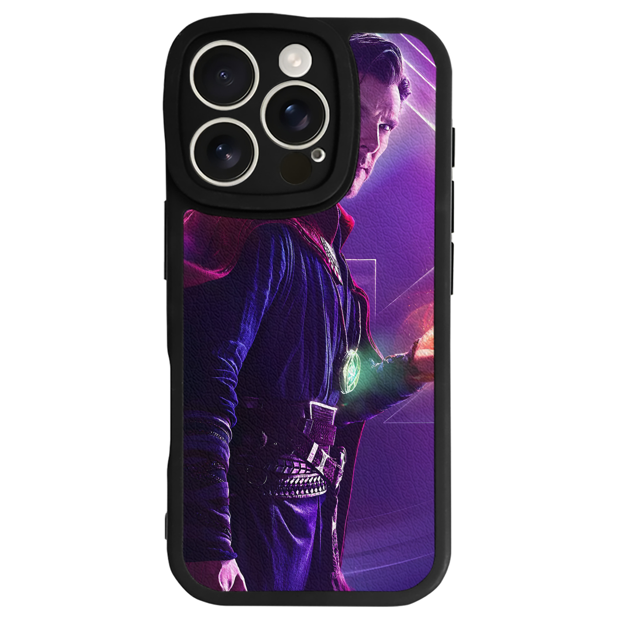 （画像用） アベンジャーズ The Avengers 【iPhone 16シリーズ対応】シリコンスマホケース（レザー調） 材質：シリコン